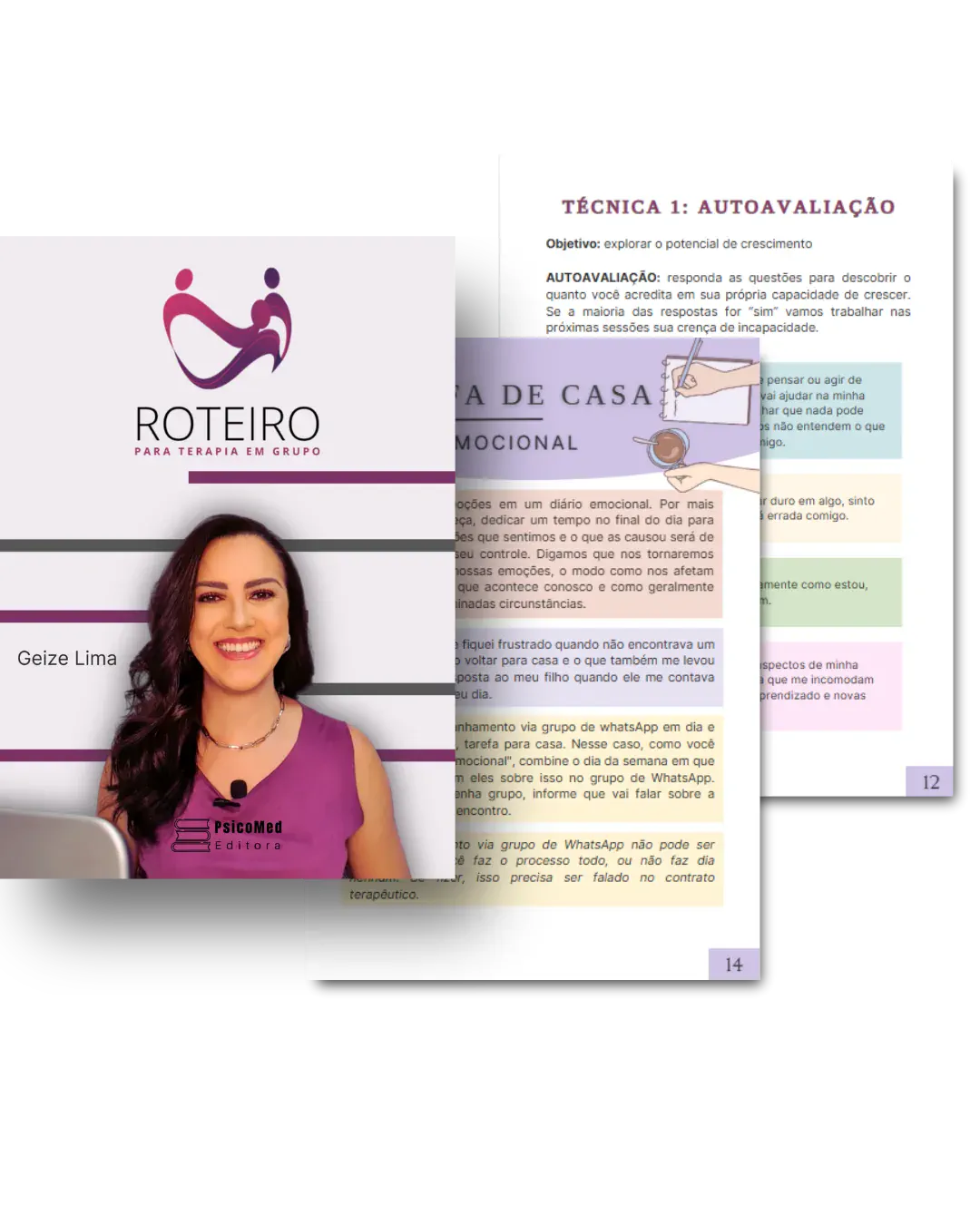 Capa do Roteiro para Terapia em Grupo